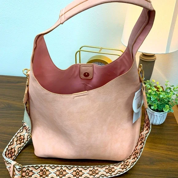 Calin Collection One Shoulder Backpack Purse NWT Calin Collection | Bags | Calin Collection Denim Colored  main image 2